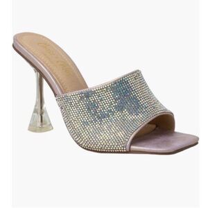 CHASE AND CHLOE Ira Rhinestone Sandal size 8.5